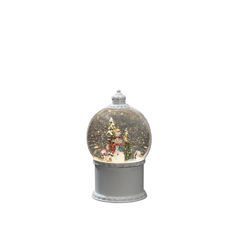 Snowmen and Christmas Tree Snow Globe Water Spinner