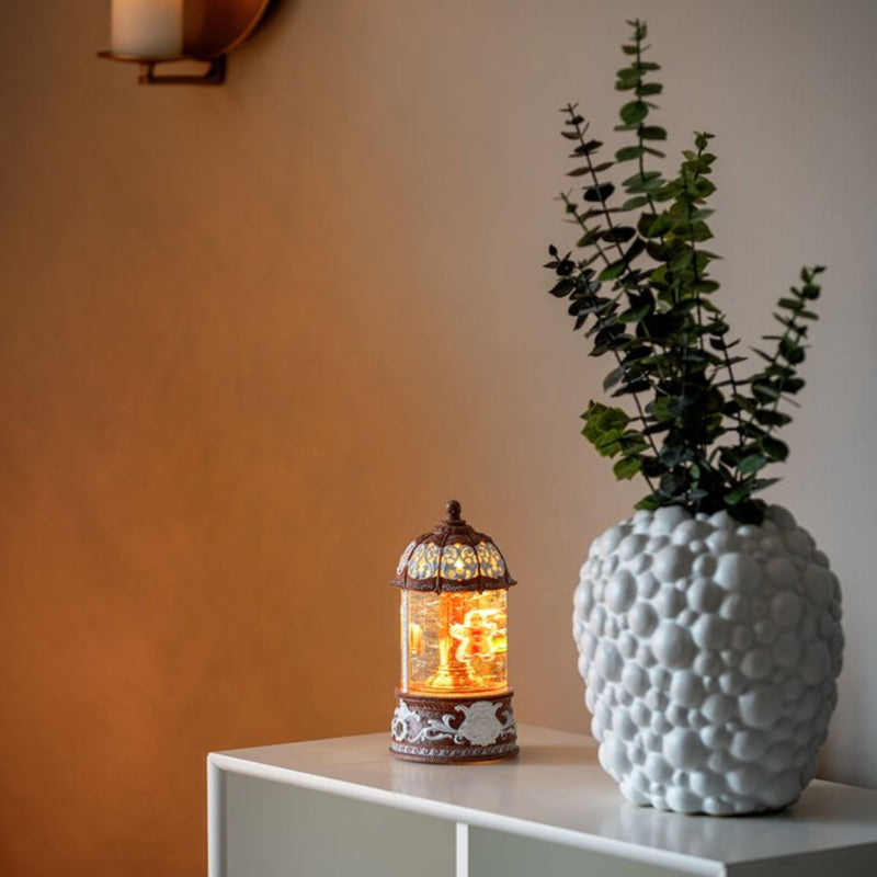 Gingerbread Carousel Christmas Magical Water Spinner