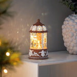 Gingerbread Carousel Christmas Magical Water Spinner