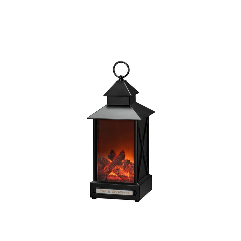 Small Fireplace Magical Christmas Lantern