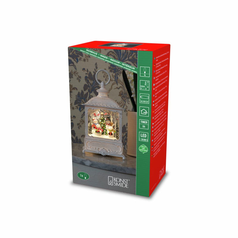 Snowmen Family Christmas Magical Water Spinner