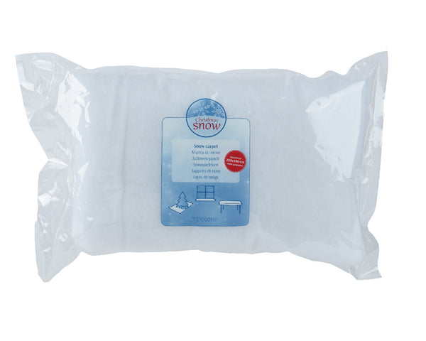 2.5m White Artificial Snow Carpet Blanket for Christmas Display