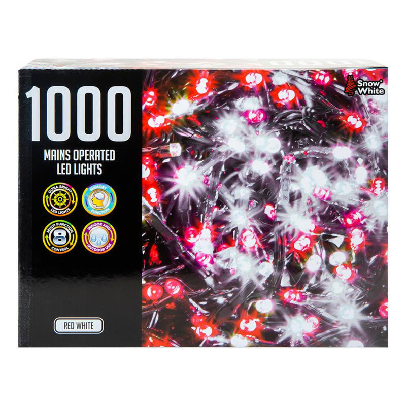 1000 Red and White Super Bright Multi Action LED Lights