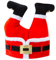Kicking Santa's Legs Novelty Christmas Hat - 2