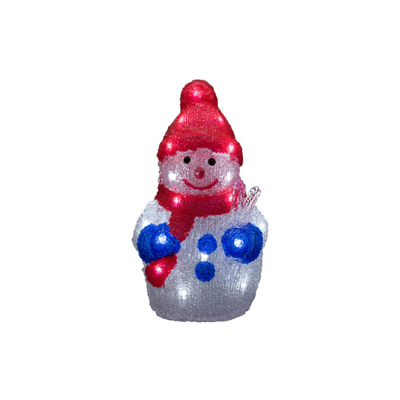 30cm Acrylic Snowman LED Christmas Display Light