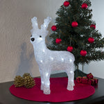 Acrylic Christmas Reindeer with 24 LEDs
