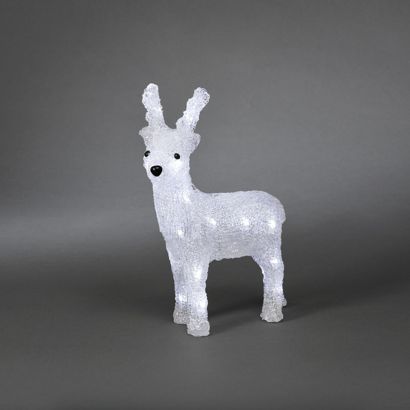 Acrylic Christmas Reindeer with 24 LEDs