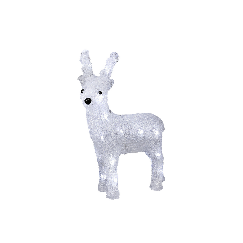 Acrylic Christmas Reindeer with 24 LEDs