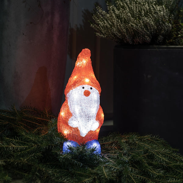 Acrylic LED Lit Santa