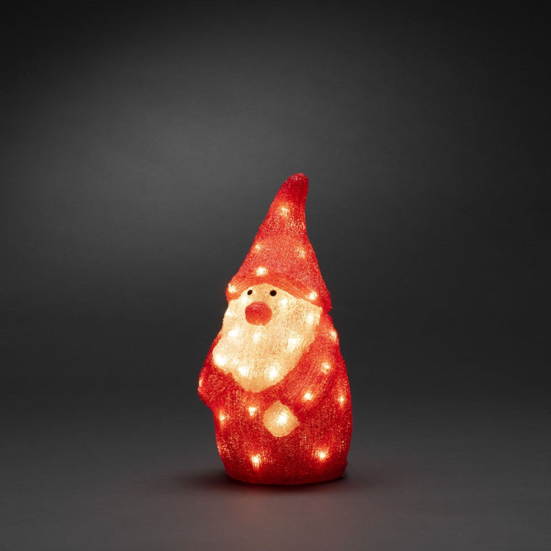 Acrylic LED Lit Santa with 40 LEDs