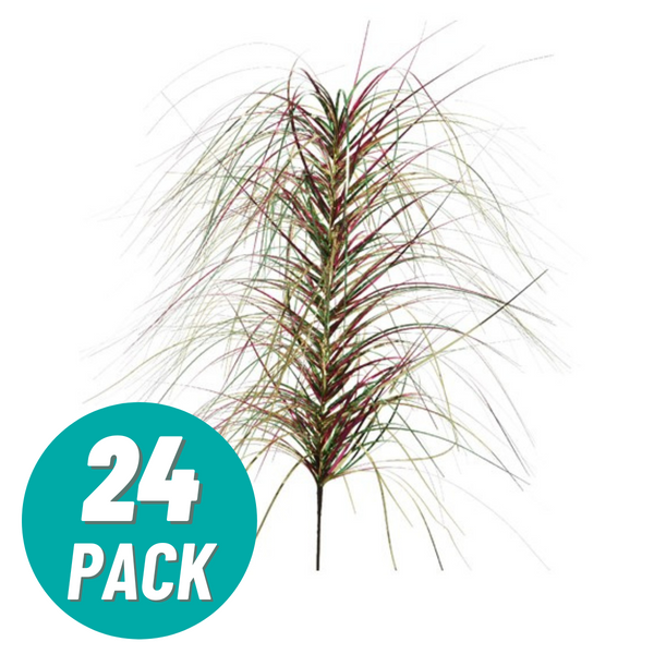 24 Multi Coloured 95cm Tinsel Spray Christmas Decorations Commercial Pack