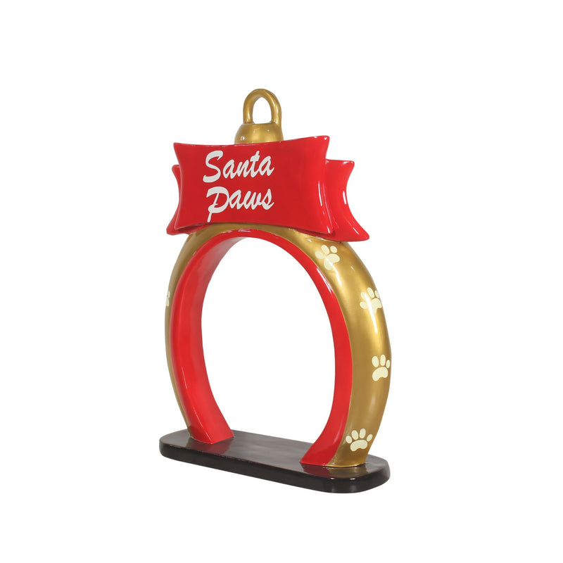 1m Bauble Santa Paws Archway Commercial Christmas Display Prop