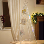 1m Silver Christmas Tree Card Holder