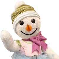 Animatronic Sitting Snowie the Snowman Commercial Christmas Display Prop - 2