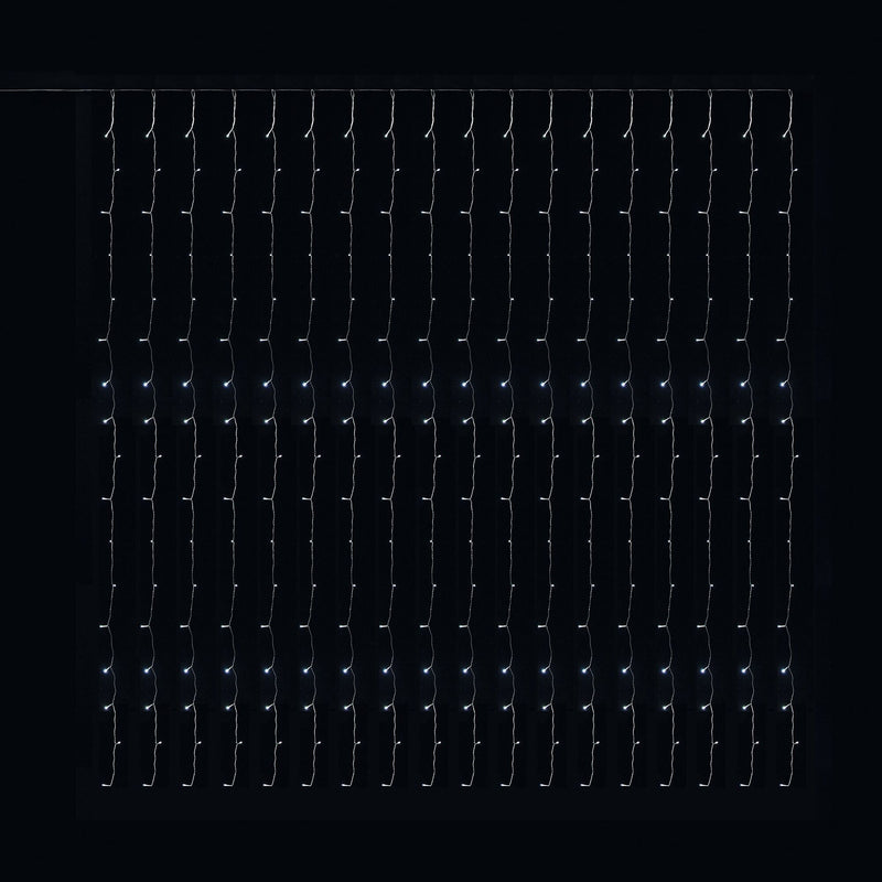 3m x 3m Multi Function Curtain Light with 306 Ice White LEDs