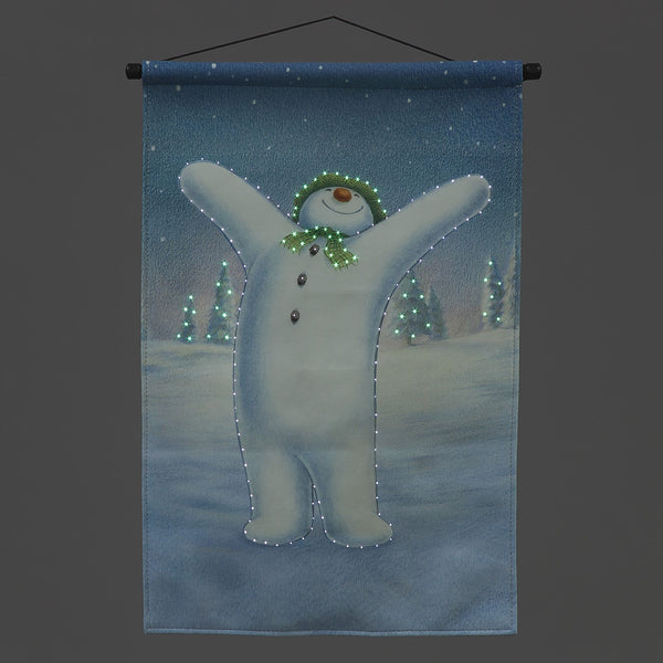 40cm The Snowman Coming Alive Christmas Tapestry
