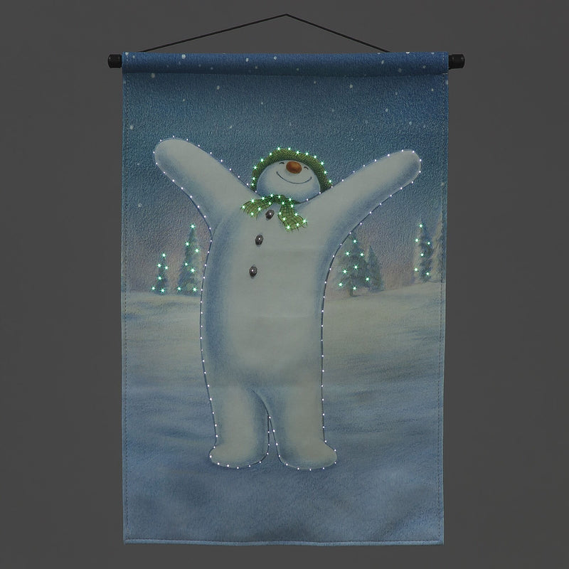 40cm The Snowman Coming Alive Christmas Tapestry