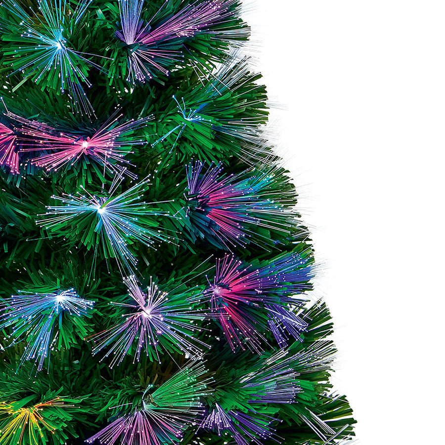 80cm LED Burst Fibre Optic Tabletop Christmas Tree