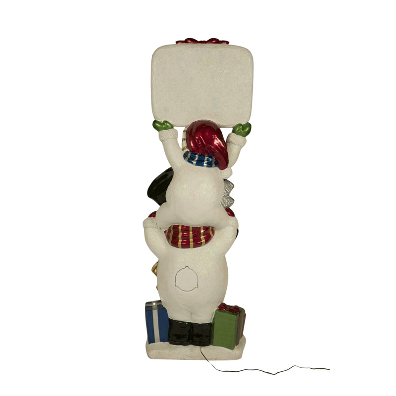 1.58m Christmas Snowman Blackboard Display Prop
