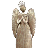 2m Gilded Angel with Heart Commercial Christmas Display Prop - 2