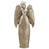 1.4m Gilded Angel with Flute Commercial Christmas Display Prop