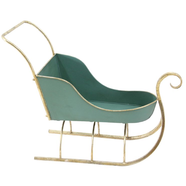 Wintergreen Metal Sleigh Commercial Christmas Display Prop