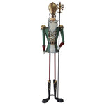 6ft Regal Metal Nutcracker Soldier with Hat Commercial Christmas Display Prop