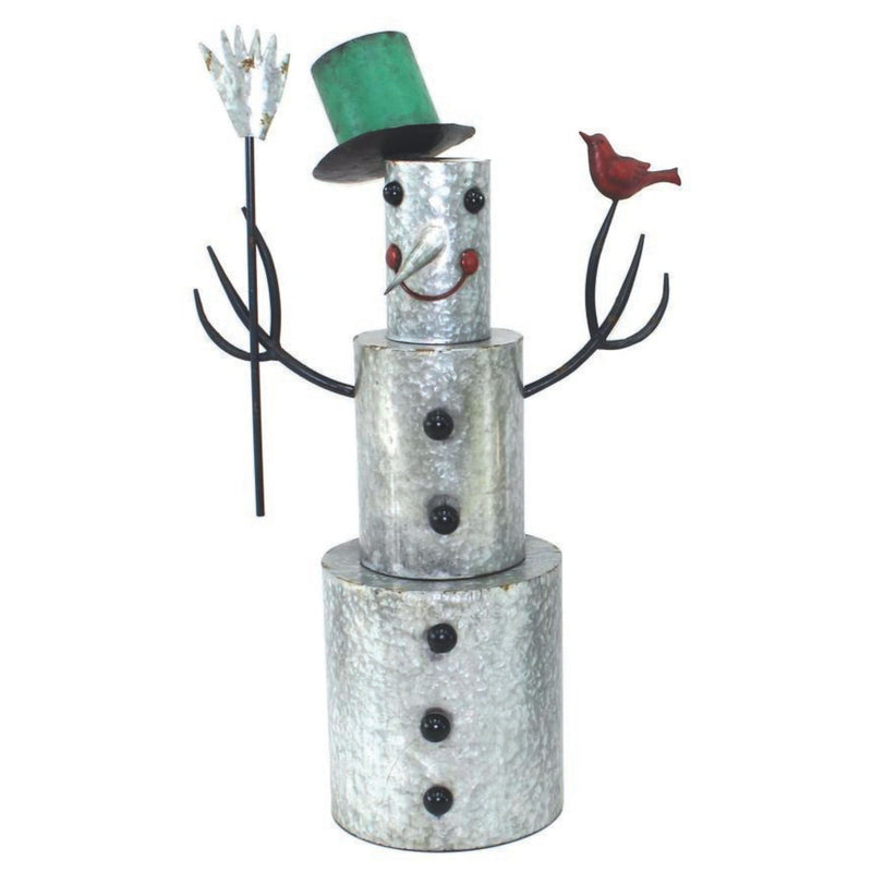 4ft Metal Snowman Commercial Christmas Display Prop