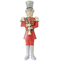 Charming Nutcracker With Trumpet Commercial Christmas Display Prop