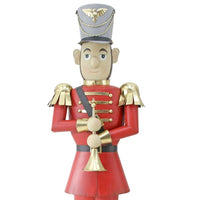 Charming Nutcracker With Trumpet Commercial Christmas Display Prop - 2