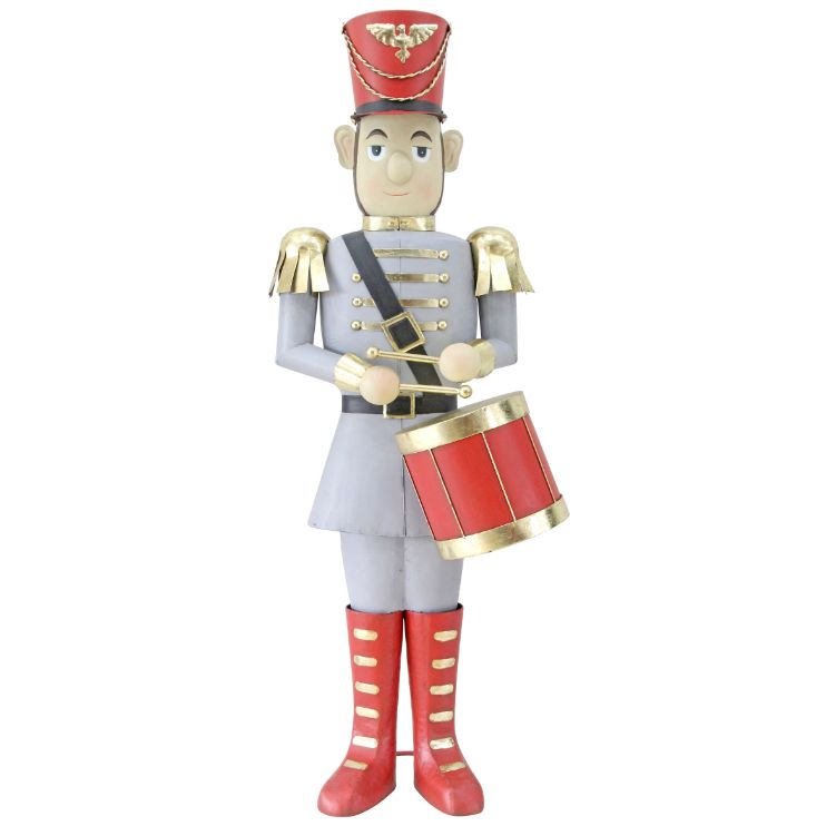 Charming Nutcracker With Drum Commercial Christmas Display Prop