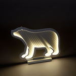 40cm Magical Polar Bear Christmas Infinity Light