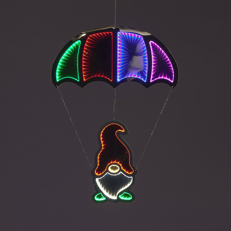 85cm Magical Parachuting Gonk Christmas Infinity Light