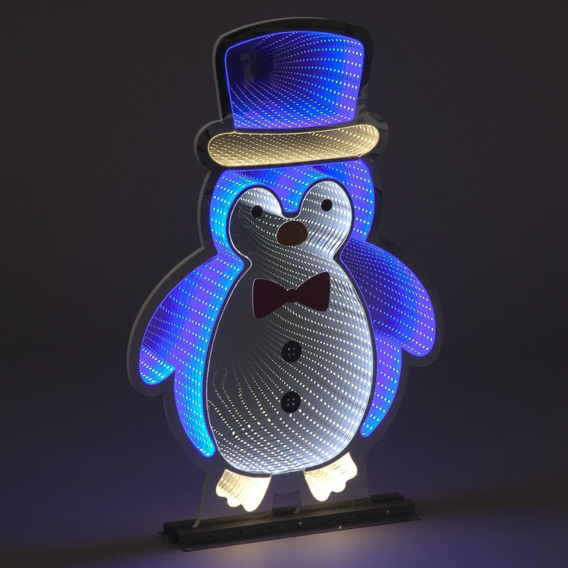 78cm Standing Penguin Magical Christmas Infinity Light