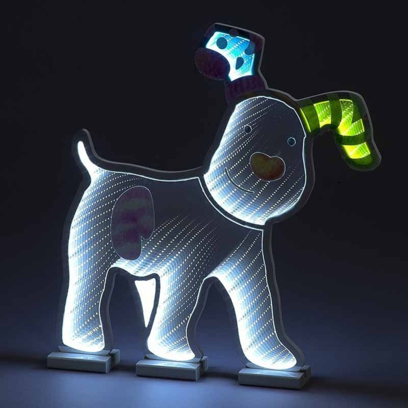 40cm The Snowdog Magical Christmas Infinity Light
