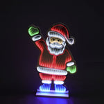 120cm Waving Santa Magical Christmas Infinity Light