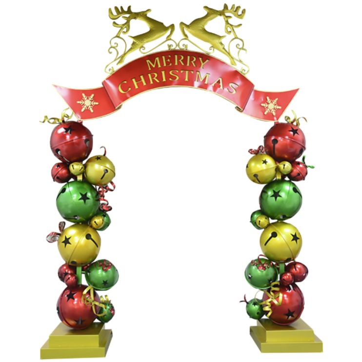 3.2m Jingle Bell Baubles Archway Commercial Christmas Display