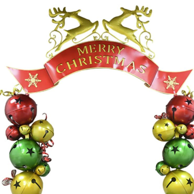 3.2m Jingle Bell Baubles Archway Commercial Christmas Display