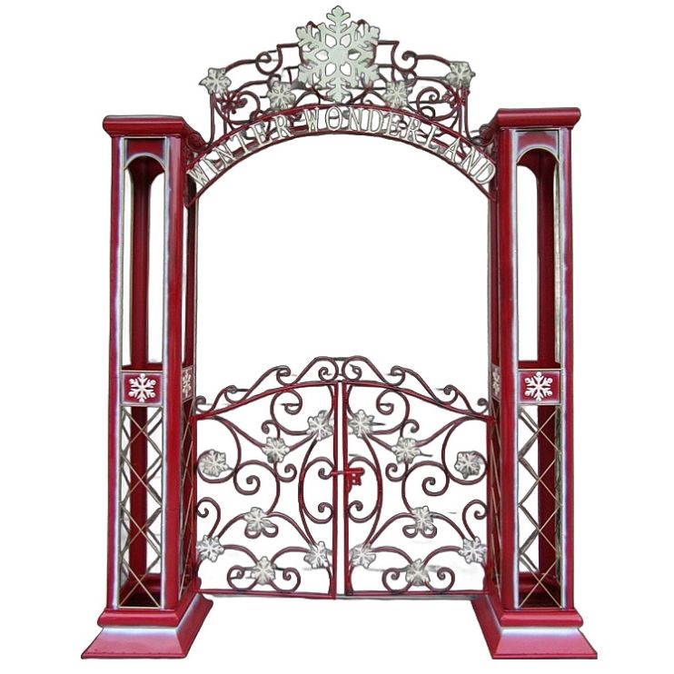 2.7m Winter Wonderland Snowflake Archway Commercial Christmas Display