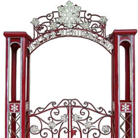 2.7m Winter Wonderland Snowflake Archway Commercial Christmas Display - 2