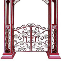 2.7m Winter Wonderland Snowflake Archway Commercial Christmas Display - 3