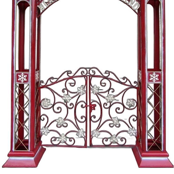 2.7m Winter Wonderland Snowflake Archway Commercial Christmas Display