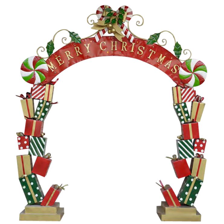 3m Giant Gift Box Archway Commercial Christmas Display