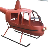 1.7m Holly Jolly Helicopter Commercial Christmas Display - 2