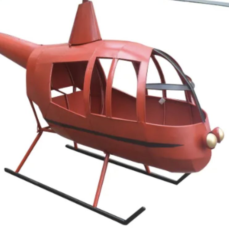 1.7m Holly Jolly Helicopter Commercial Christmas Display