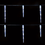 24 Chaser Icicle Lights with 72 White LED Lights