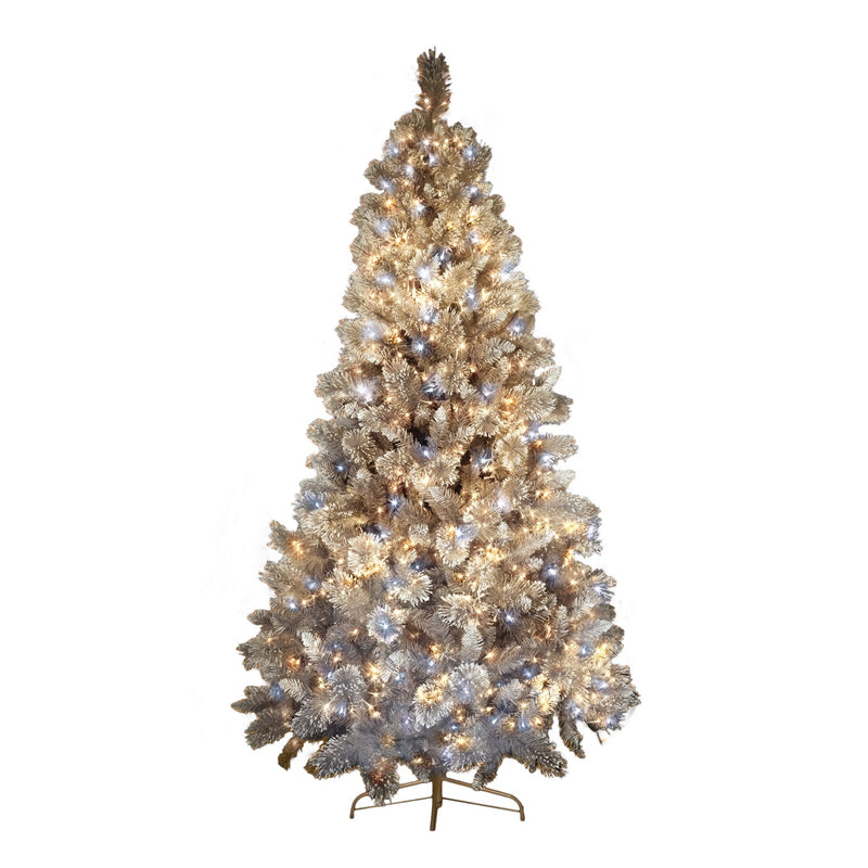 1000 White & Warm White Treebrights Multi Action LED Lights on Clear Cable