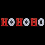 3m Giant HO HO HO Tinsel Motif Outdoor Christmas Sign with 504 LEDs
