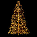 1.5m Gold Starburst Christmas Tree with Warm White LEDs