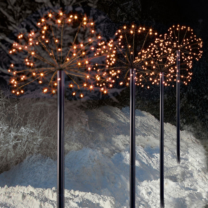 400 Warm White Multi Action Sputnik Sparkler Path Finder Lights